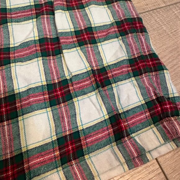 TALBOTS WOMENS RED GREEN YELLOW PLAID PAJAMA PANTS LARGE - Picture 3 of 8